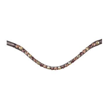 Reittrense aus Leder Waldhausen X-Line Goldheart