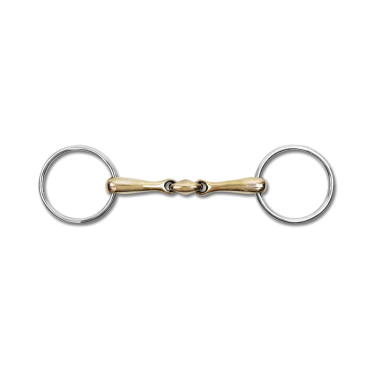 Reitgebiss 2-Ring Waldhausen Cupris, doppelt gebrochen Reitgebiss 2-Ring Waldhausen Cupris, doppelt gebrochen