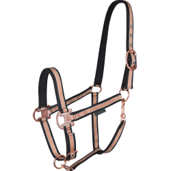 Halfter Waldhausen Shine – Reithalfter roségold