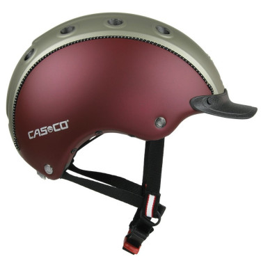 Reithelm Casco Choice Turnier Rot / Oliv