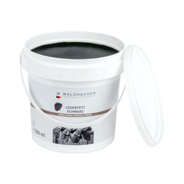 Lederfett schwarz 500 ml Waldhausen – Reitsportpflege