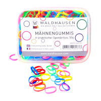 Extra breite Waldhausen Mähnengummis mehrfarbig Box Mehrfarbig