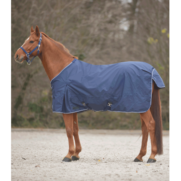 Regendecke Waldhausen Comfort mit Kreuzgurten Mitternachtsblau
