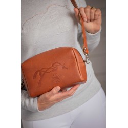 Pénélope Laly Gold Ledertasche – Reiten Accessoire