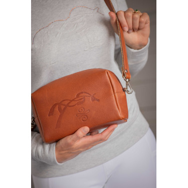 Pénélope Laly Gold Ledertasche – Reiten Accessoire