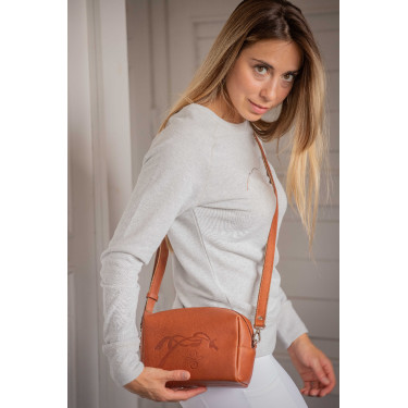 Pénélope Laly Gold Ledertasche – Reiten Accessoire