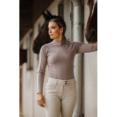 Reithose fürs Reiten Equithème Sally mit Grip