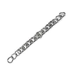 Pferde-Gourmette mit 24 Ringen – Edelstahl