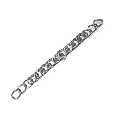 Pferde-Gourmette mit 24 Ringen – Edelstahl