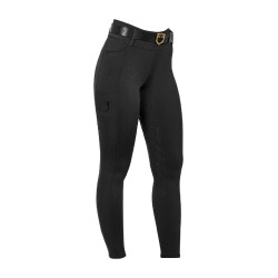 Mädchen-Leggings mit hohem Bund, Full-Grip, mit Gürtelschlaufen Equestro Kinder Mädchen-Leggings mit hohem Bund, Full-Grip, mit Gürtelschlaufen Equestro Kinder