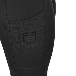 Mädchen-Leggings mit hohem Bund, Full-Grip, mit Gürtelschlaufen Equestro Kinder Mädchen-Leggings mit hohem Bund, Full-Grip, mit Gürtelschlaufen Equestro Kinder
