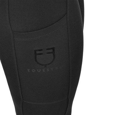 Mädchen-Leggings mit hohem Bund, Full-Grip, mit Gürtelschlaufen Equestro Kinder Mädchen-Leggings mit hohem Bund, Full-Grip, mit Gürtelschlaufen Equestro Kinder