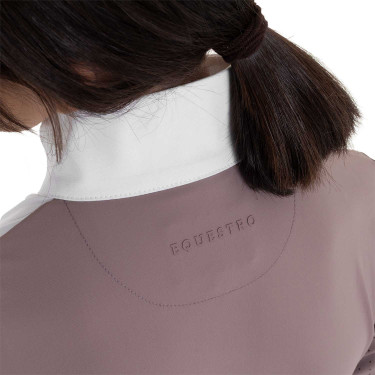 Turniershirt Mädchen mit Equestro-Lochmuster Kinder Turniershirt Mädchen mit Equestro-Lochmuster Kinder
