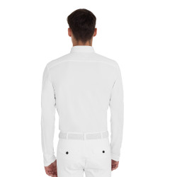 Herren-Turnierpolo mit Mesh- und Ripp-Einsätzen Equestro Herren-Turnierpolo mit Mesh- und Ripp-Einsätzen Equestro