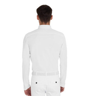Herren-Turnierpolo mit Mesh- und Ripp-Einsätzen Equestro Herren-Turnierpolo mit Mesh- und Ripp-Einsätzen Equestro