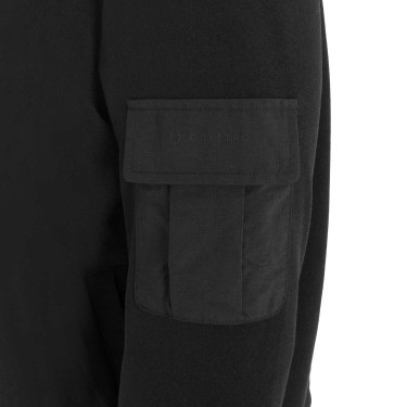 Herren-Fleecepullover mit Rundhalsausschnitt und seitlicher Tasche Equestro Herren-Fleecepullover mit Rundhalsausschnitt und seitlicher Tasche Equestro