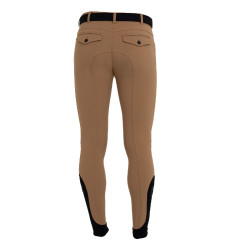 Herren-Slim-Fit-Reithose mit Kniebesatz Grip Equestro Herren-Slim-Fit-Reithose mit Kniebesatz Grip Equestro