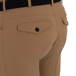 Herren-Slim-Fit-Reithose mit Kniebesatz Grip Equestro Herren-Slim-Fit-Reithose mit Kniebesatz Grip Equestro
