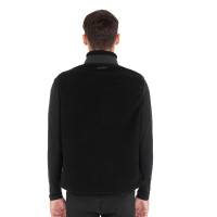 Herren-Weste aus Teddyfleece mit Fronttasche Equestro