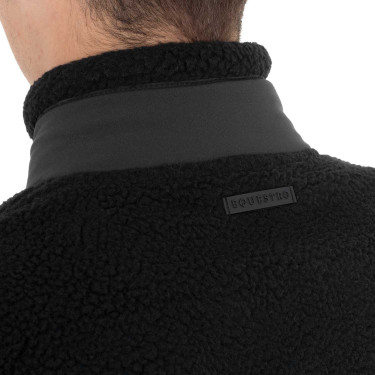 Herren-Weste aus Teddyfleece mit Fronttasche Equestro Herren-Weste aus Teddyfleece mit Fronttasche Equestro
