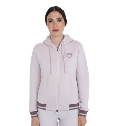 Damen-Hoodie mit Kapuze und Frontreißverschluss Equestro