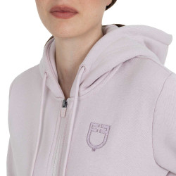 Damen-Hoodie mit Kapuze und Frontreißverschluss Equestro