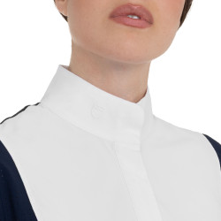Damen-Wettkampf-Poloshirt kurzarm mit Mesh-Einsätzen Equestro