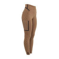 Damen-Leggings mit hoher Taille aus technischem Monogrammstoff Equestro