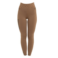 Damen-Leggings mit hoher Taille aus technischem Monogrammstoff Equestro