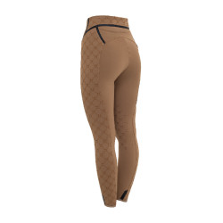 Damen-Leggings mit hoher Taille aus technischem Monogrammstoff Equestro