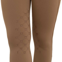 Damen-Leggings mit hoher Taille aus technischem Monogrammstoff Equestro