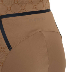 Damen-Leggings mit hoher Taille aus technischem Monogrammstoff Equestro