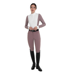 Damenreithose mit hohem Bund und Kniegrip Equestro Damen Damenreithose mit hohem Bund und Kniegrip Equestro Damen