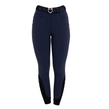Damenreithose mit hohem Bund und Kniegrip Equestro Damen Damenreithose mit hohem Bund und Kniegrip Equestro Damen
