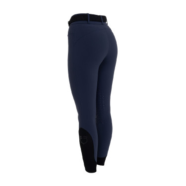 Damenreithose mit hohem Bund und Kniegrip Equestro Damen Damenreithose mit hohem Bund und Kniegrip Equestro Damen