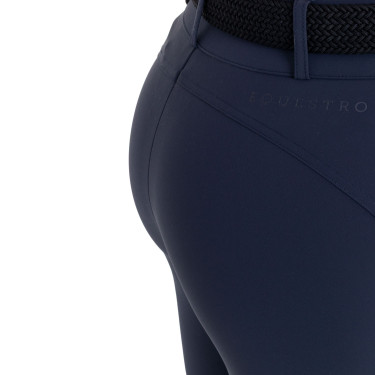 Damenreithose mit hohem Bund und Kniegrip Equestro Damen Damenreithose mit hohem Bund und Kniegrip Equestro Damen