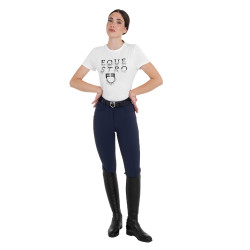 Damenreithose mit hohem Bund und Kniegrip Equestro Damen Damenreithose mit hohem Bund und Kniegrip Equestro Damen