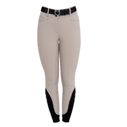 Damenreithose Full Grip mit hohem Bund aus bi-elastischem technischem Gewebe Equestro Damen Damenreithose Full Grip mit hohem Bund aus bi-elastischem technischem Gewebe Equestro Damen