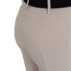 Damenreithose Full Grip mit hohem Bund aus bi-elastischem technischem Gewebe Equestro Damen Damenreithose Full Grip mit hohem Bund aus bi-elastischem technischem Gewebe Equestro Damen