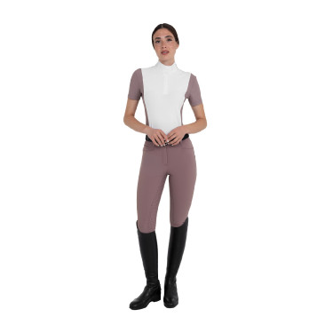 Damenreithose Full Grip mit hohem Bund aus bi-elastischem technischem Gewebe Equestro Damen