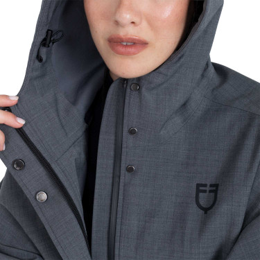 Damen-Regenmantel aus Wollmischung Equestro