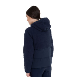 Damen-Daunenjacke mit Teddy-Einsätzen Equestro