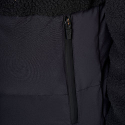 Damen-Daunenjacke mit Teddy-Einsätzen Equestro