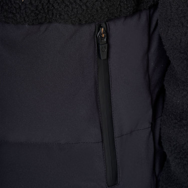 Damen-Daunenjacke mit Teddy-Einsätzen Equestro