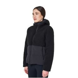 Damen-Daunenjacke mit Teddy-Einsätzen Equestro