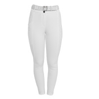 Damenreithose mit hoher Taille, Full-Grip, mit Strass Equestro Damen