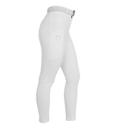 Damenreithose mit hoher Taille, Full-Grip, mit Strass Equestro Damen