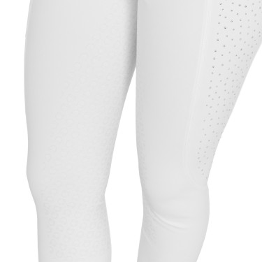 Damenreithose mit hoher Taille, Full-Grip, mit Strass Equestro Damen