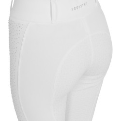 Damenreithose mit hoher Taille, Full-Grip, mit Strass Equestro Damen