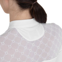 Damen-Turnierpolo mit Tülleinsätzen Equestro